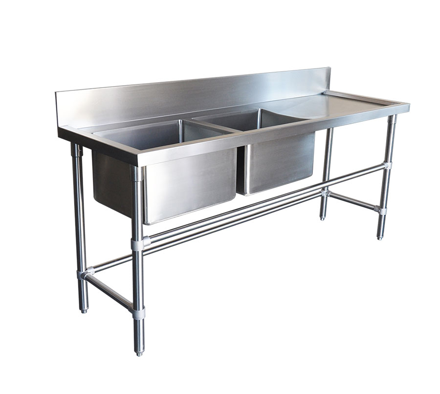 stainless steel commercial sink